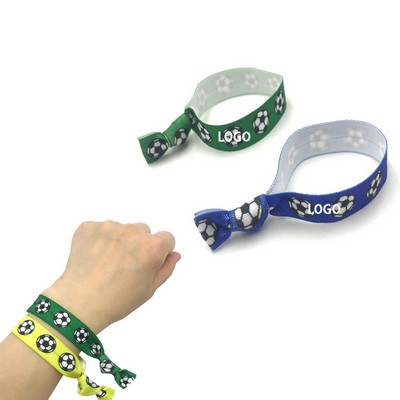 Multifunctional Elastic Printed Fabric Knotted Ribbon Hair Tie & Bracelet