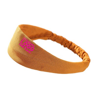 Elastic Ice Cooling Sport Headband Breathable Sweat-Absorbent Adjustable