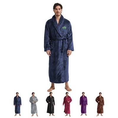 Cozy Flannel Unisex Bathrobe