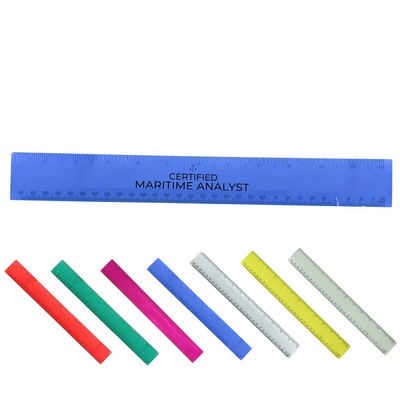 12-inch Flexible Plastic Ruler
