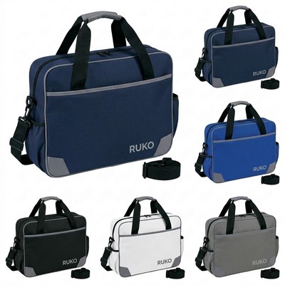 Executive Padded Laptop Briefcase with Multi-Organizer (Fits 15" Laptop)