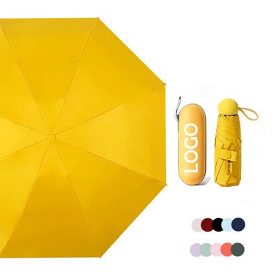 Mini Pocket Umbrella With Case