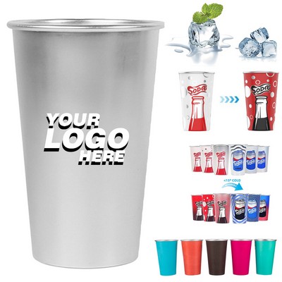 Color Changing Aluminum Cold Cup