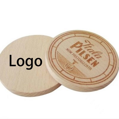 Customizable Round Wooden Tokens
