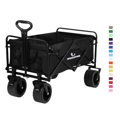 Camping Trolley Foldable Hiking Handcart Garden Wagon