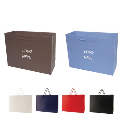 Matte Laminated Eurotote Bag (16"x6"x12")