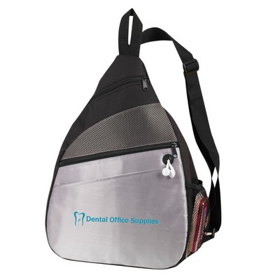 600D Polyester Padded Sling Bag