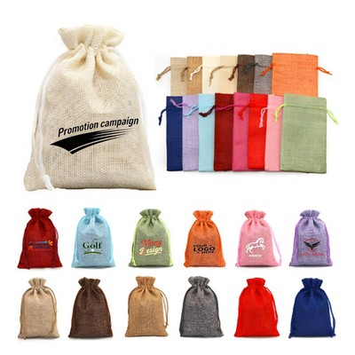 Drawstring Cotton Sack Pouch