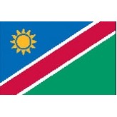 3'x5' Namibia U.N. Nylon Outdoor Flag - Style C