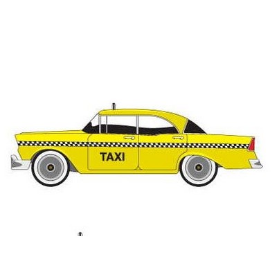 Taxicab Executive Magnet w/ Full Magnetic Back (3 Square Inch)