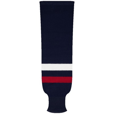 Team USA Pro Series Blue Away Socks w/White & Red Stripes