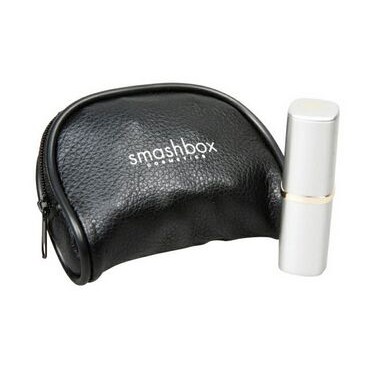 D-Shape Croc Skin Look Vinyl Cosmetic Bag