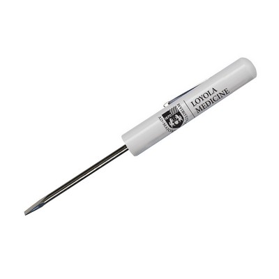 Large Barrel Screwdriver w/ Regular Blade ONE COLOR IMPRINT ONLY