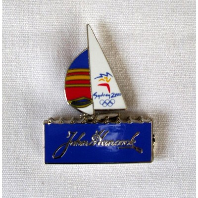 Slider Pin w/ Sailboat