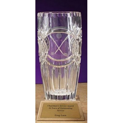 10.5" Crystal Vase