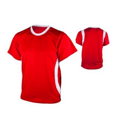 Adult Dazzle Cloth Soccer Jersey Shirt w/ Contrasting Front & Back Wave Panel