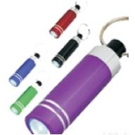 2 1/4"x5/8" Aluminum LED Keychain Flashlight