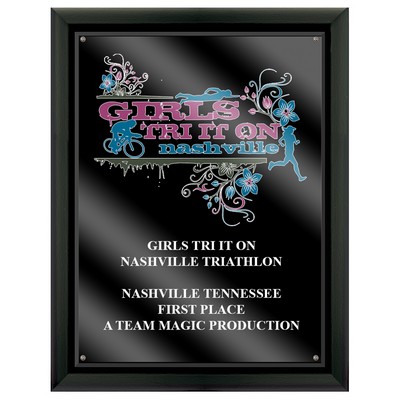 Black Plaque w/Acrylic Overlay (7"x9")