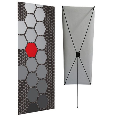 Econom-X Banner Stand - Medium w/ 24" x 48" Graphic