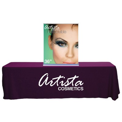 36" Silverstep Tabletop - 36"h Fabric Graphic Package