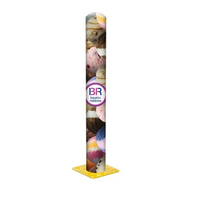 Fabric Bollard Cover 4.5"Dia x 60"H