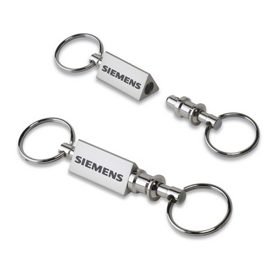Pull Apart Prism Shaped Valet Key Ring