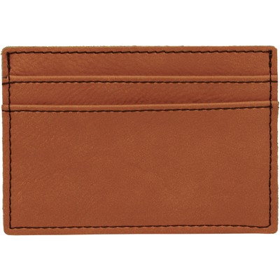 Leatherette Wallet Clip - Rawhide