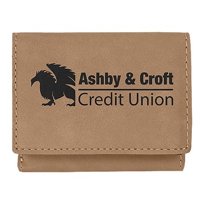 Leatherette Trifold Wallet
