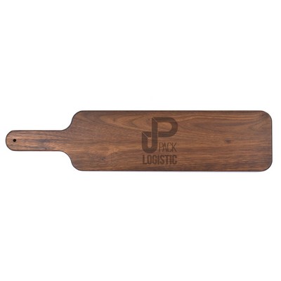 4 1/2" x 20" Walnut Paddle Cutting Board