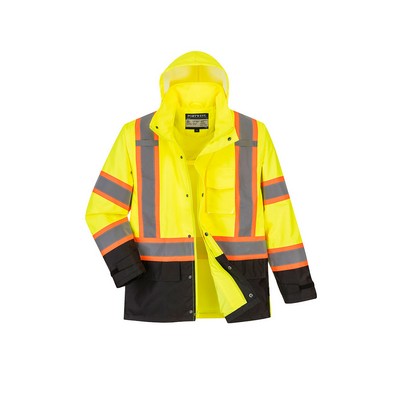 Hi-Vis Contrast Rain Traffic Jacket