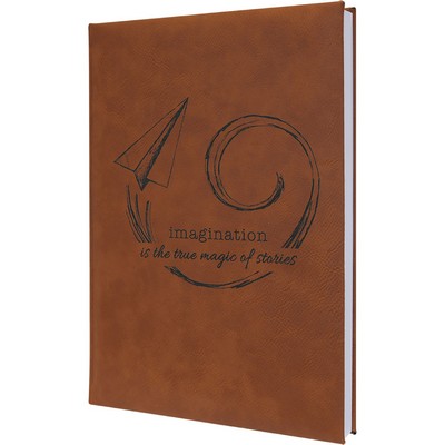 7" x 9¾" Rawhide Leatherette Journal