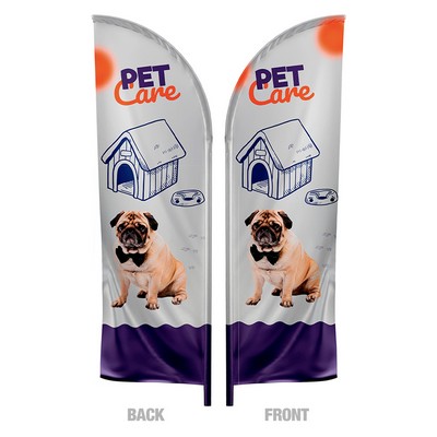 Feather Flag Double 15 ft Graphic