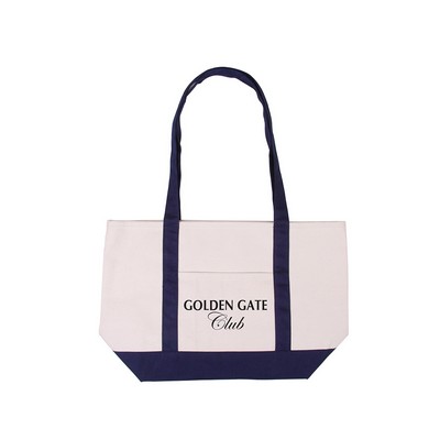 Cotton Canvas Boat Tote Bag