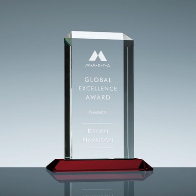 Apollo Award w/Red Base (5"x 7 3/4")