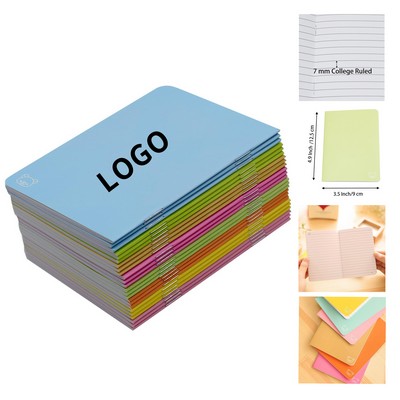 24 Sheets 48 Ruled Pages 4.9" x 3.5" Pocket Notebook