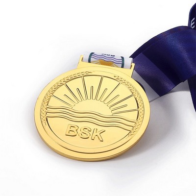 1.75" Custom Die-Struck Antique Medals