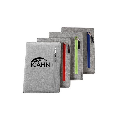 Front Zip Pocket Journal