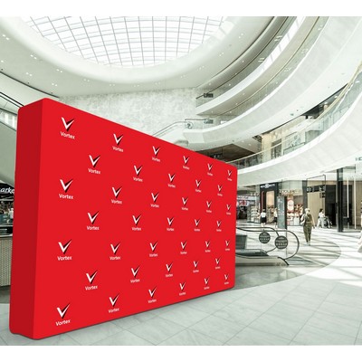 15' x 8' Step and Repeat Wall Box Fabric Display (Single Sided Package)