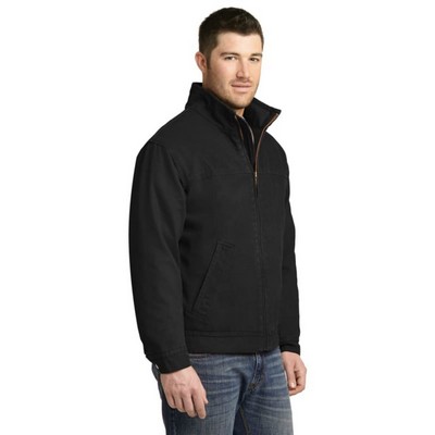 CornerStone Washed Duck Cloth Flannel-Lined Work Jacket