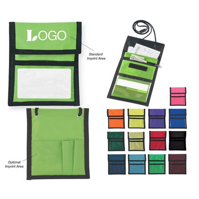 Neck Wallet Badge Holder