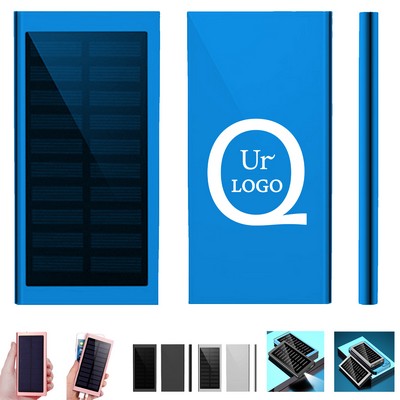 7.08 x 4.33 x 1.18" 16000Mah Solar Power Bank Flashlight