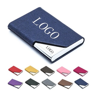 PU Leather & Stainless Steel Multi Card Case