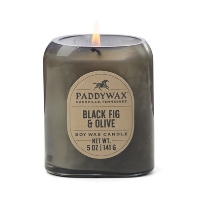 Vista 5 Oz Black Glass - Black Fig & Olive