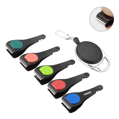 Versatile Fishing Line Clip with Multi Color and Zinger Retractor