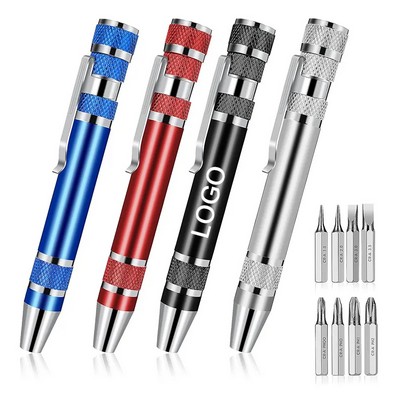 8-in-1 Multitool Pocket Screwdriver Pen