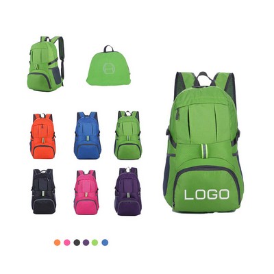 Large Capacity Light Water Resistant Foldable Hiking Backpacks