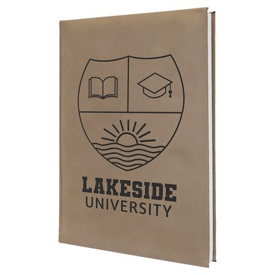 Leatherette Journal with Lined Notepad