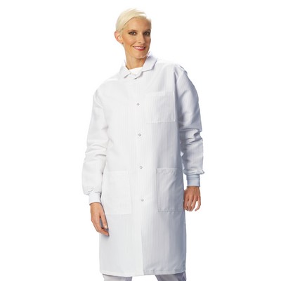 Fashion Seal - Fashion Seal Reusable Protective Apparel - Unisex Three-Pocket Snap-Front Barrier ..