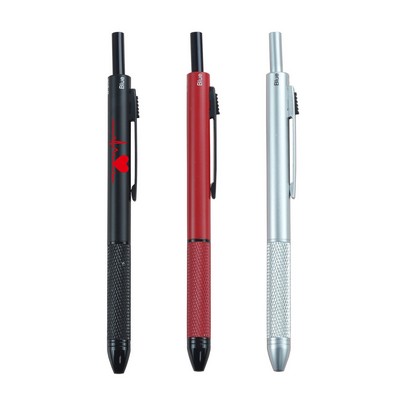 Gravity-sensing 4 Color metal pen