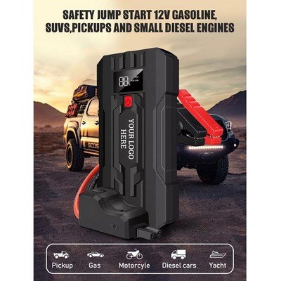 Multifunction Automotive Jump Starter Powerbank 12V 12800mah